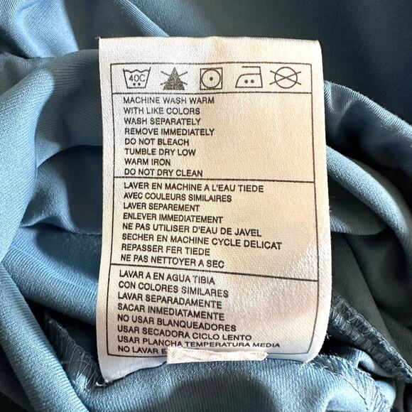 VTG Y2K 90s NIKE GOLF Men's V Neck Pullover Swoosh Windbreaker Jacket Blue Small - Picture 10 of 11